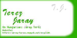 terez jaray business card