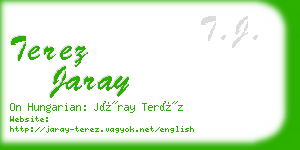 terez jaray business card